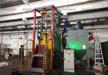 江蘇拋丸機(jī)除銹設(shè)備 Q3210/3212履帶式拋丸機(jī)自動(dòng)上下料